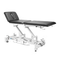BodyMed 3 Section Hi-Lo Treatment Table, Black, 77 in. x 27 in. x 18–36 in. – Durable, Adjustable Physical Therapy Table – ADA Compliant – Bar Activated Elevation – Foam Padding & Vinyl Upholstery