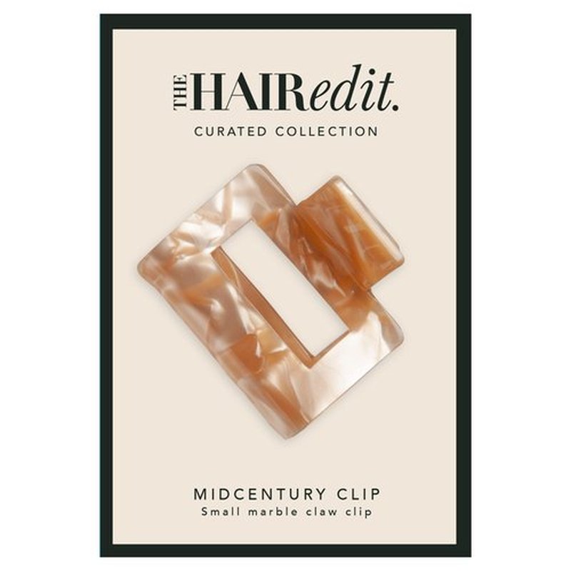 The Hair Edit Midcentury Marble Claw Clip