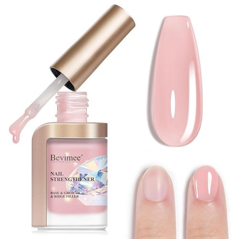 Skiennix Nail Strengthener - Quick Dry Hardener for Weak Nails | 12ML Nude Repair Polish