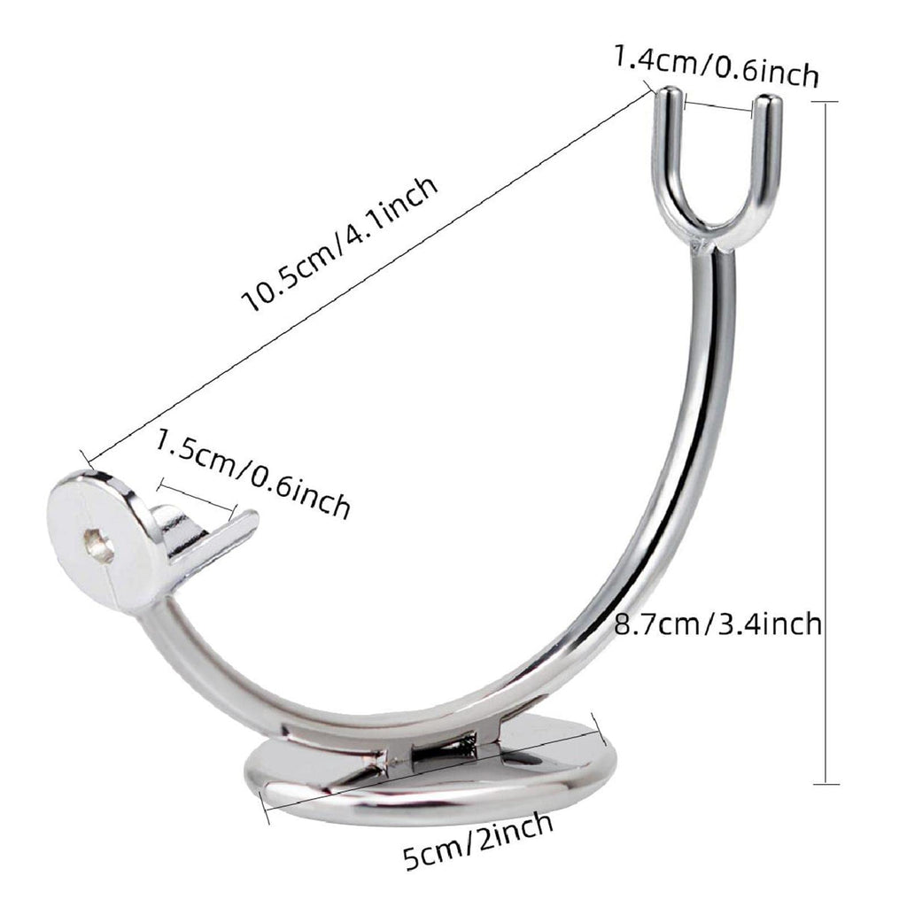 Straight Razor Stand Curved Stand Rack Shaving Stand Razor Holder Polished Finishing for Most Standard Sized Straight Organizer