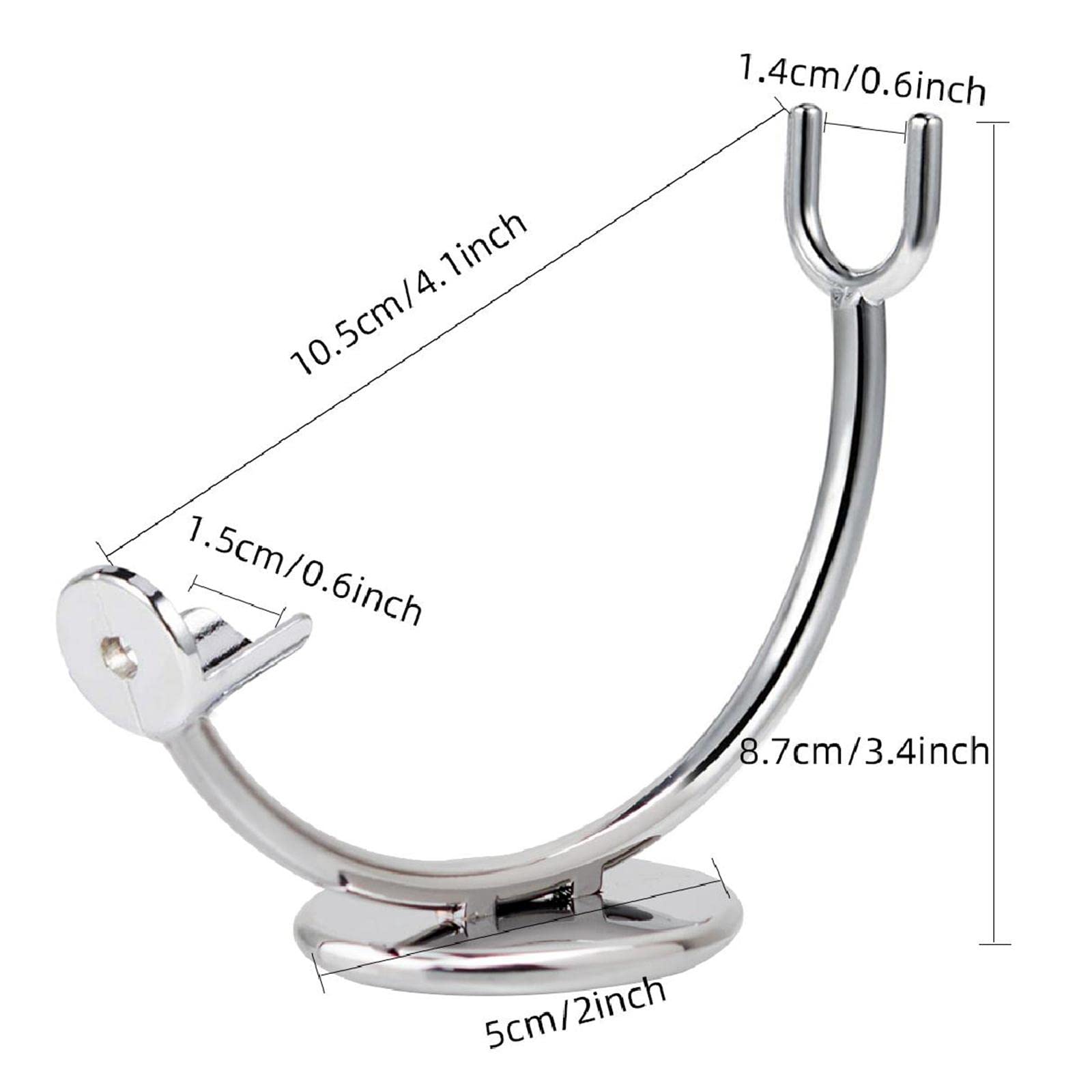 Straight Razor Stand Curved Stand Rack Shaving Stand Razor Holder Polished Finishing for Most Standard Sized Straight Organizer