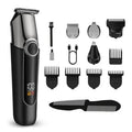 Mens Hair Clippers, Cordless Beard Trimmer Set Waterproof Versatile Nose Hair Trimmer for Men Temple, Groin, Nose, Ear Hairs, Hair, Beard, Body Professional Manscaper Rechargeable Shaver Man Gift