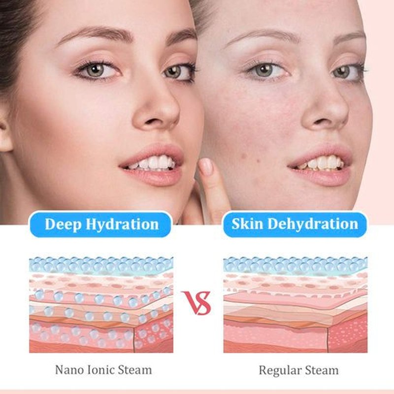 Beauty Star Diamond Microdermabrasion Machine with Spray Gun, Professional Home Use Facial Beauty Salon Equipment Strong Suction Power 65-68cmhg