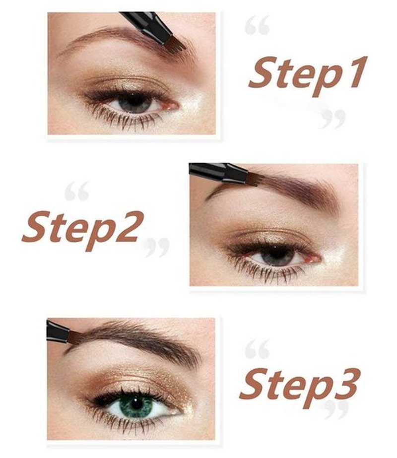 iMethod Eyebrow Pen - Natural-Looking Eyebrows with Micro-Fork Tip Applicator | Light Brown