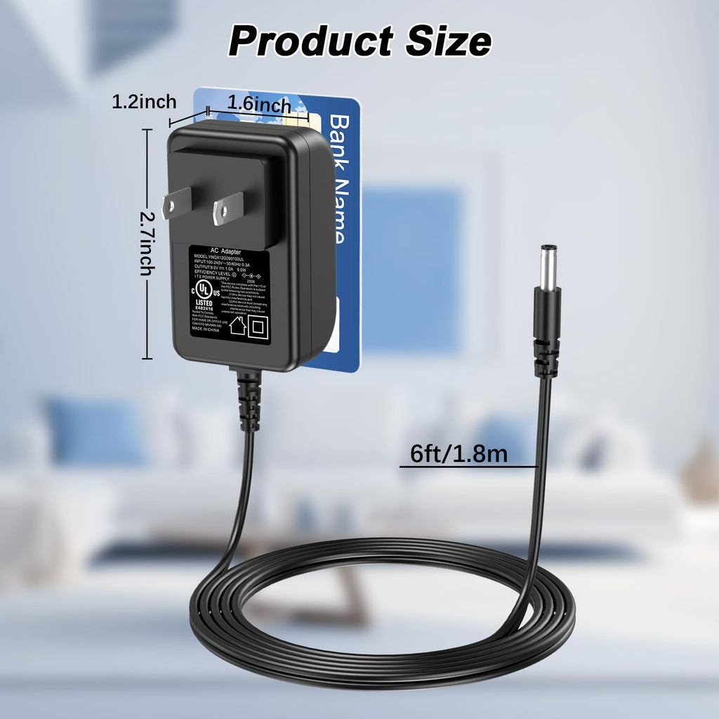 8.4V Adapter Charger Replacement for Casabella 8501010 Spin Scrubber