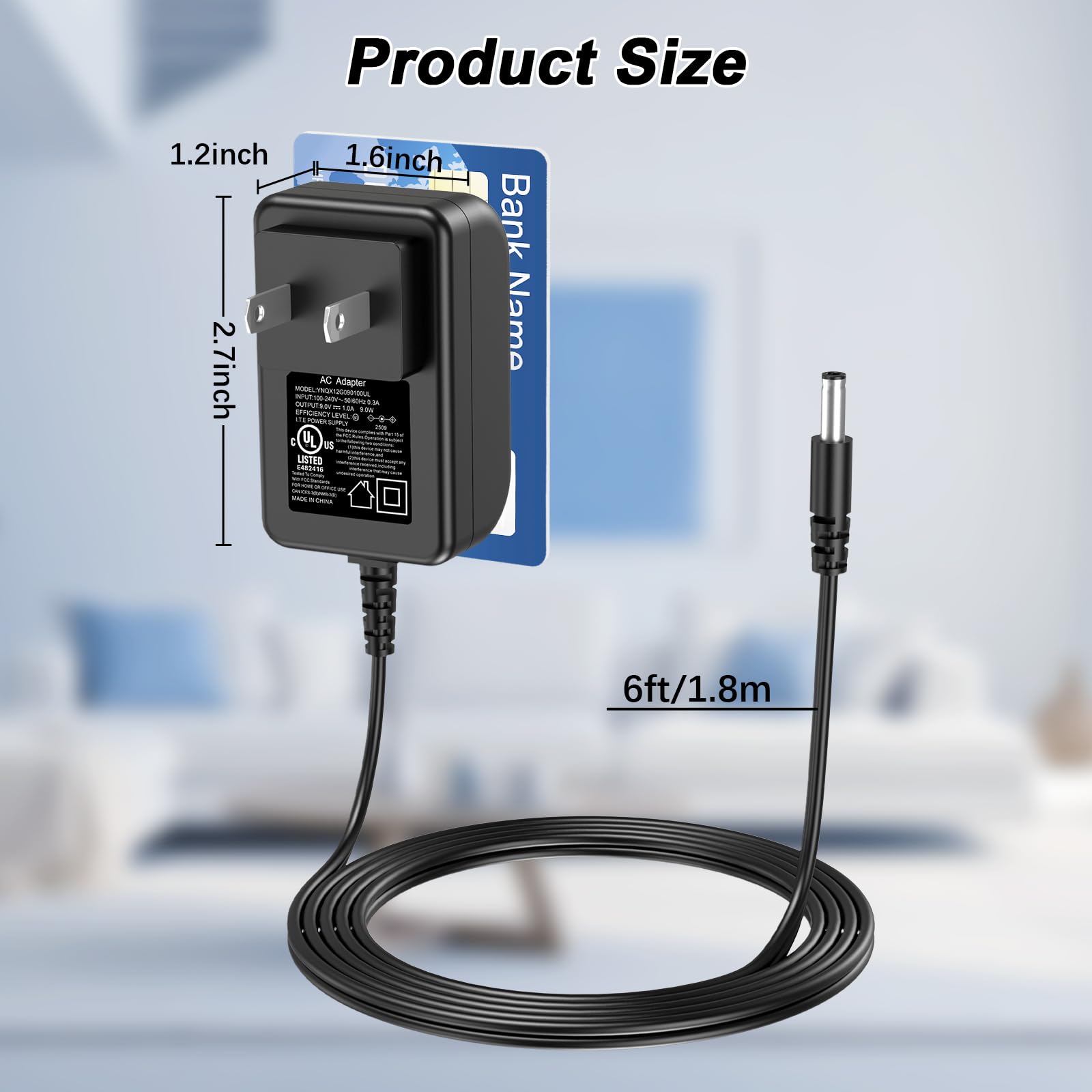 8.4V Adapter Charger Replacement for Casabella 8501010 Spin Scrubber
