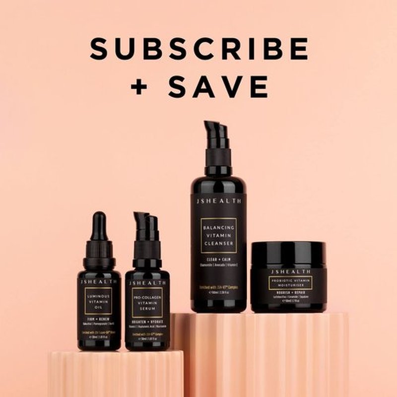 JSHealth Vitamin C Serum for Face - Brightening Hyaluronic Acid Serum - Anti Aging Vitamin C Face Serum - Hydrating Facial Serum with Niacinamide