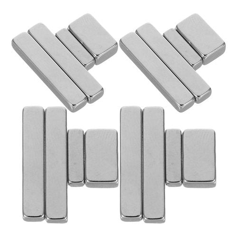 Ipetboom Mini Nail Cat Eye Magnets - 16 pcs Cat Eye Suite Strip for Magnetic Gel Polish - Tangram Magnets Nail Art Design Tools for Home Salon DIY Set Manicure Accessories