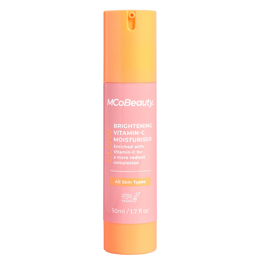 MCoBeauty - Glow Brightening Vitamin C Facial Moisturizer - Hydrating Face Cream with Ferulic Acid for Radiant, Energised & Dewy Skin - Contains Ferulic Acid, Crema Hidratante Para La Cara