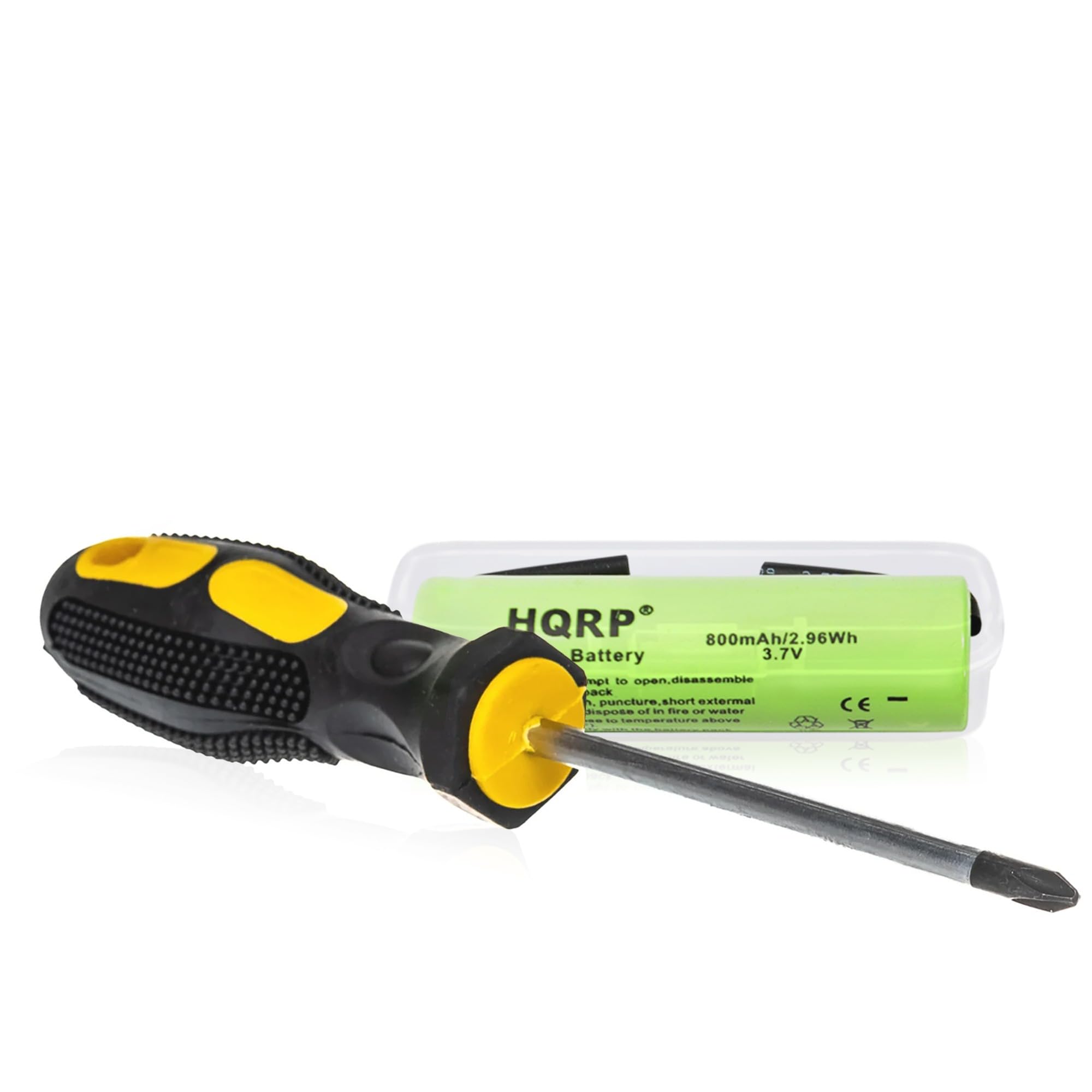 HQRP Battery Compatible with Philips RQ1050 RQ1095 1180X 1160X 1160XCC 8138XL 8140XL 8151XL RQ1160 RQ1275 RQ1280 RQ1290 1060X 1090X 1150X Norelco Shaver + Screwdriver