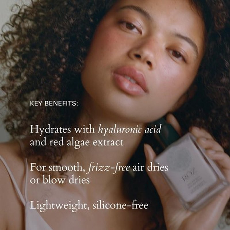 RŌZ Milk Hair Serum - 3-in-1 Leave-In Treatment for All Hair Types | Hydrates, Smooths & Frizz-Free, 3.4 fl. oz.
