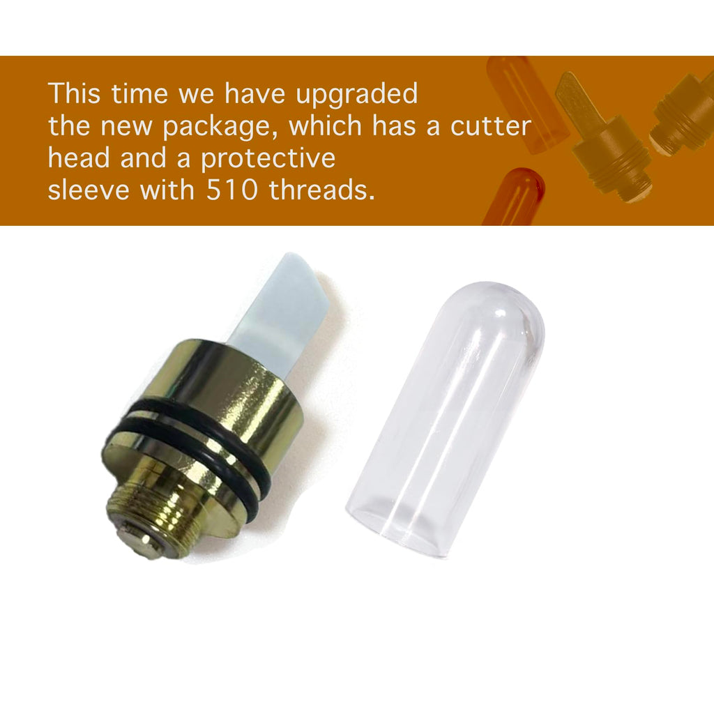Ceramic Heating Head Heating Multi-Tool for Slicing Wax or Viscous Oil etc, Gold