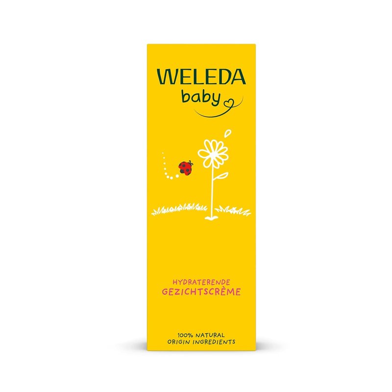 Weleda Calendula Baby Face Cream - Gentle Hydration for Delicate Skin | 1.7 oz