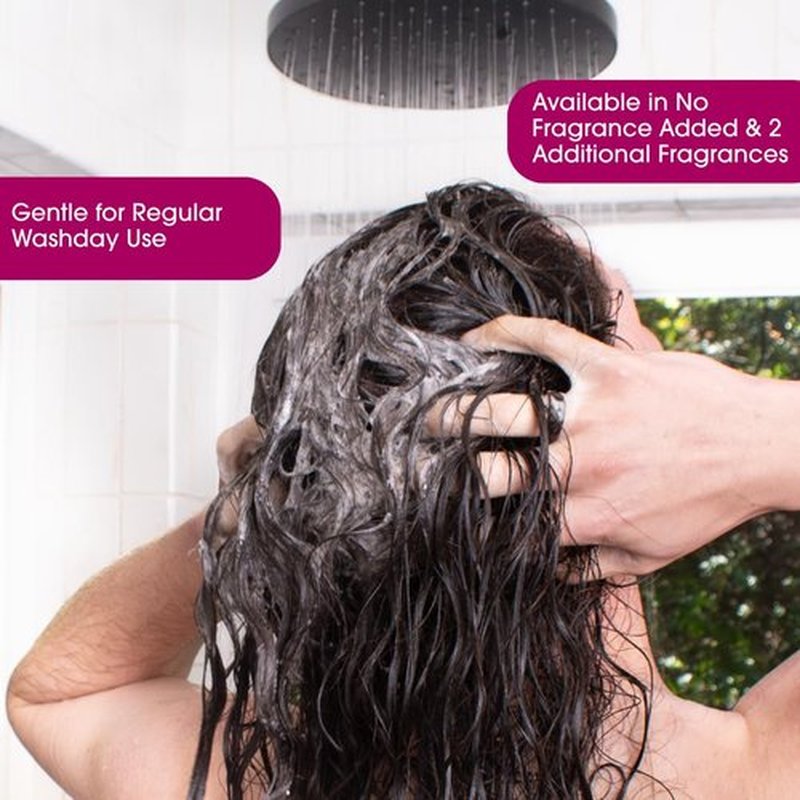Jessicurl Gentle Lather Shampoo - Island Fantasy Scent, 8 Fl Oz | Vegan & Sulfate-Free Curly Hair Care