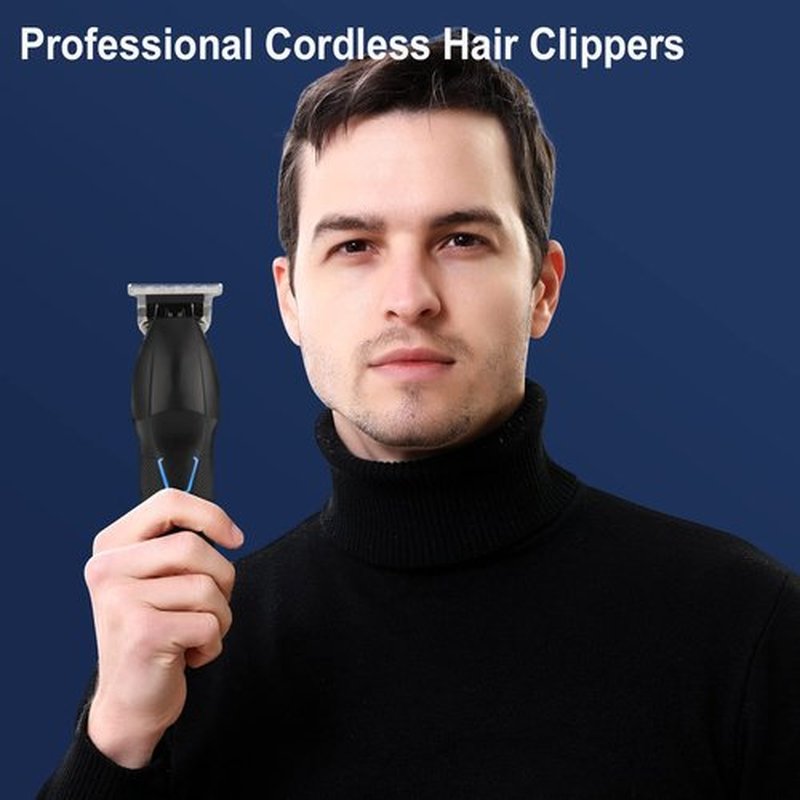 Suttik Professional Hair Clipper and Trimmer Set, Barber Clippers Set for Men Professional Kit, Beard Trimmer Haircut Kit, Cordless Clippers for Hair Cutting,Black