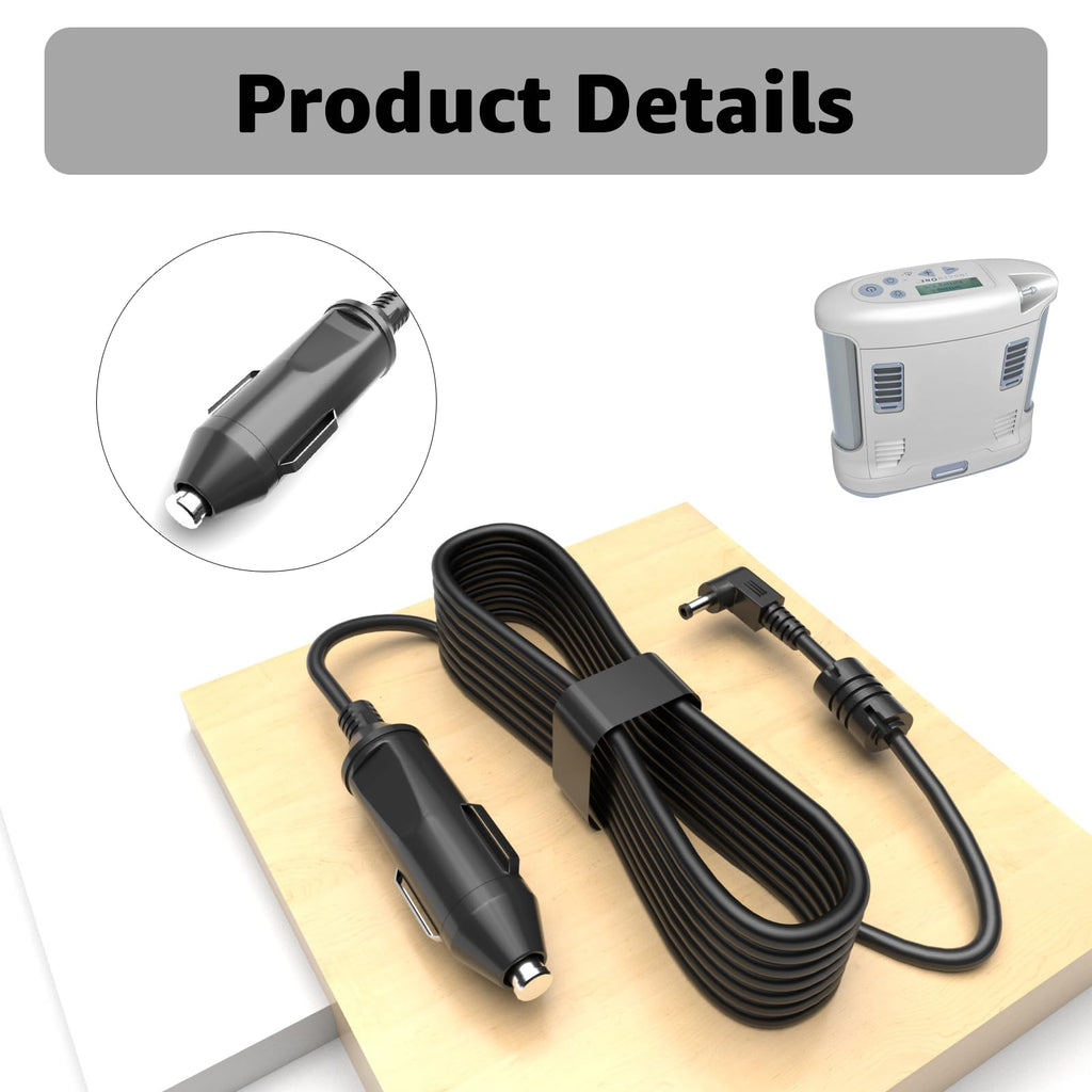 Norward Compatible with Inogen One g2 g3 g4 g5 Car Charger for Inogen One G5 Accessories Power Cord Replace BA-306 BA-301 BA-302 BA-303 Portable Oxygen Concentrator