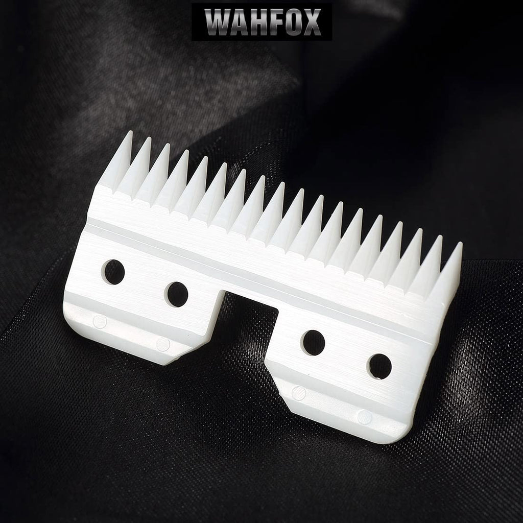 WAHFOX 3pcs Fast Feed Ceramic Blades for Oster Fast Feed Clipper Oster A5 Fast Feed Ceramic Blades Fast Feed Replacement Blade A5 Replacement Blade (3PCS)