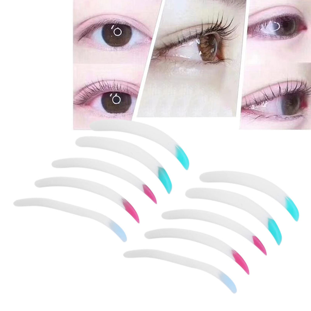 5 Pairs Eyelash Perming Pads Eyelash Perming Curler Pads Kit Silicone Eyelash Perming Pad Eyelashes Pads Soft Eyelashes Curler Tool