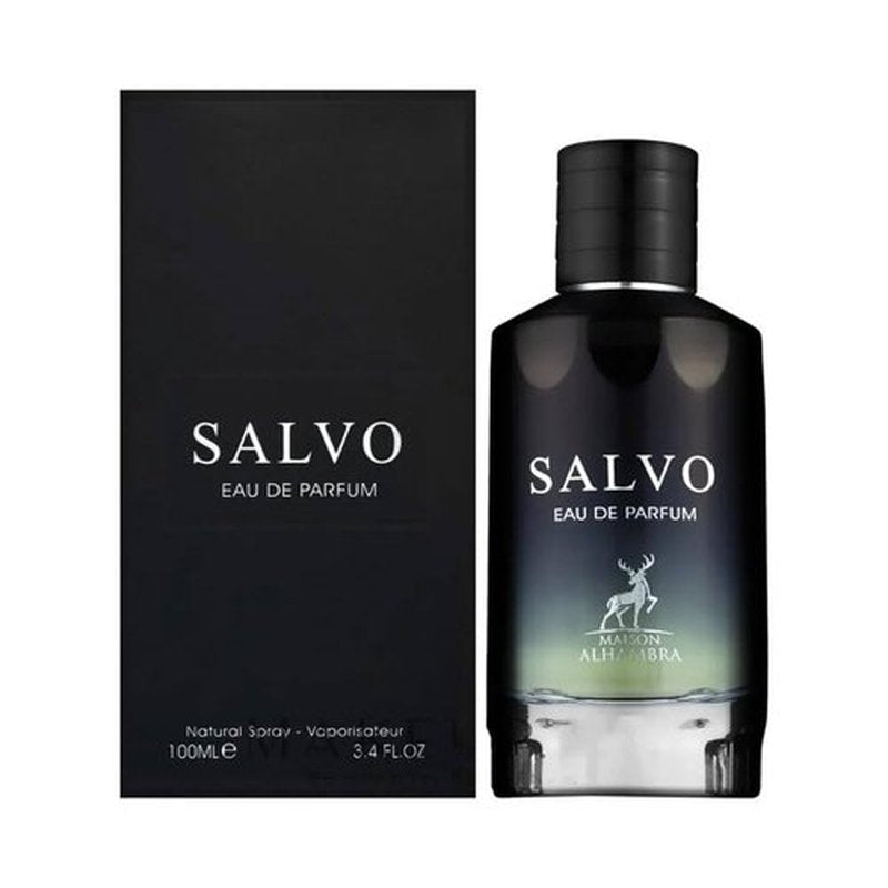 Salvo by Maison Alhambra - Men's 3.4 oz EDP Spray | Captivating Fragrance for All-Day Freshness