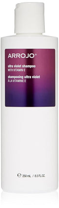 ARROJO Ultra Violet Purple Shampoo - 8.5 oz Color Treated Hair Care to Eliminate Brassy Tones | Sulfate-Free, Vitamin E Infused