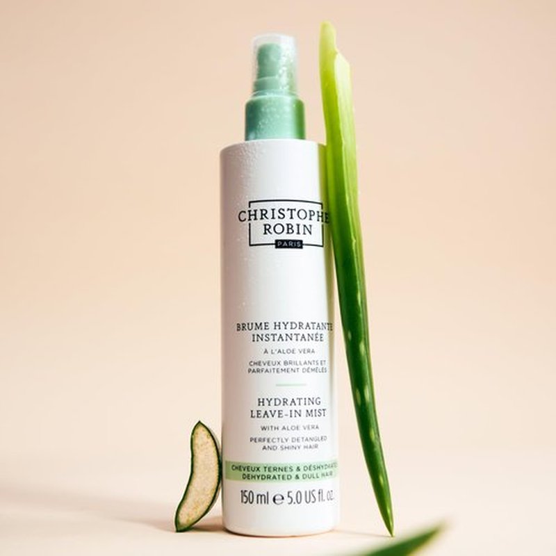 Christophe Robin Hydrating Leave-In Mist With Aloe Vera for Scalp and Hair - Detangles and Conditions 5 fl. oz