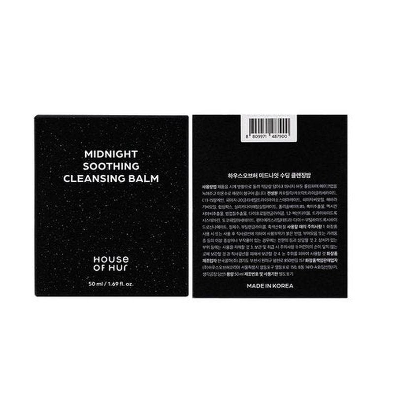 House of Hur Midnight Soothing Cleansing Balm | Hydrating & Calming Korean Skincare | 1.69fl.oz