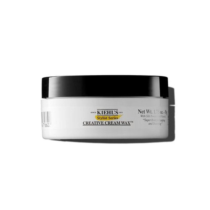 Kiehl's Creative Cream Wax - Non-Greasy Hair Wax for Medium to Coarse Hair, Superior Hold & Silk Powders - 1.75 oz