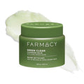 Farmacy Green Clean Makeup Remover Balm - Waterproof Oil Cleanser for Gentle Makeup Removal | Hydrates & Softens Skin (200ml)