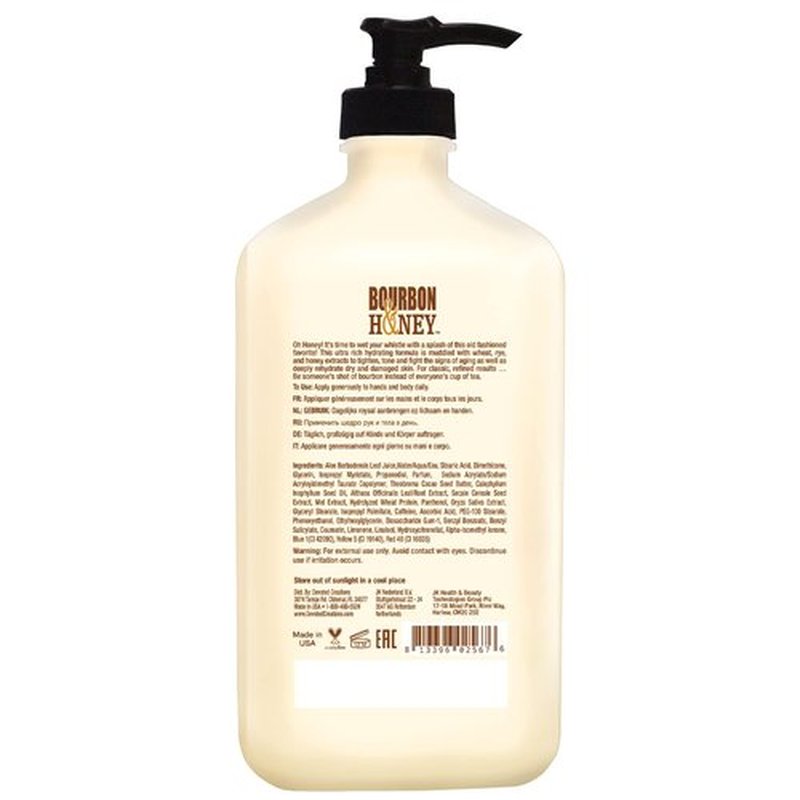 Devoted Creations Bourbon & Honey Moisturizer - Hydrating Formula | 18.25 oz for Soft Skin