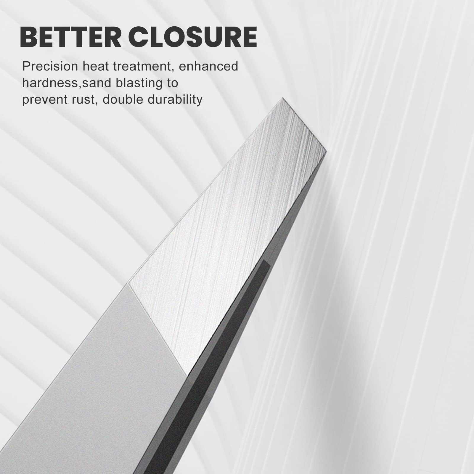 Stainless Steel Precision Eyebrow Tweezers Flat Tweezers for Eyebrows for Women-for Facial Hair and Ingrown Hair Removal Beauty Tools