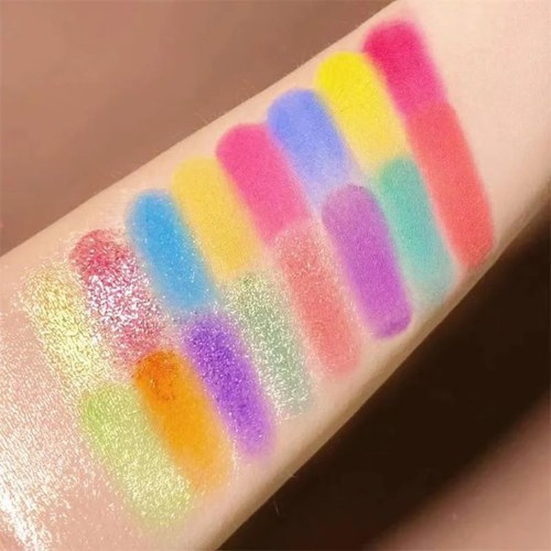 Grospe 30 Color Rainbow Eyeshadow Palette - Highly Pigmented, Blendable & Waterproof | Professional Makeup Gift Set