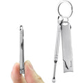XGIZMOO Small Nail Clippers for Men,Ultra Thin Mini Nail Clipper Keychain,Portable Travel Nail Trimmer
