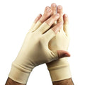 Light Skin Tone Tattoo Cover Up Fingerless Gloves - Hide Hand Tattoos at Work (sold as a pair) (Large)