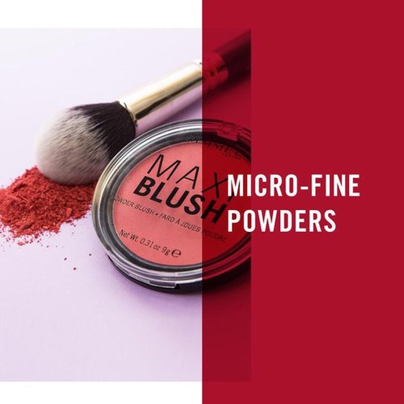 Rimmel London Maxi Blush - Exposed Powder Blush for Radiant Cheeks | 9g