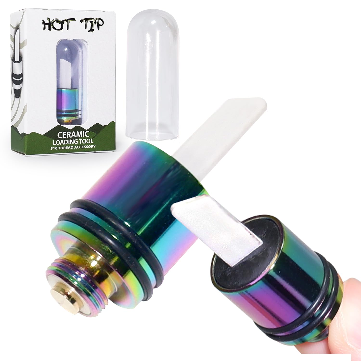YMGN Ceramic heating head, multi-function heating tool 3 seconds fast heating, used for slicing candles, dipping oil, etc. (Mixed color) (1PCS)