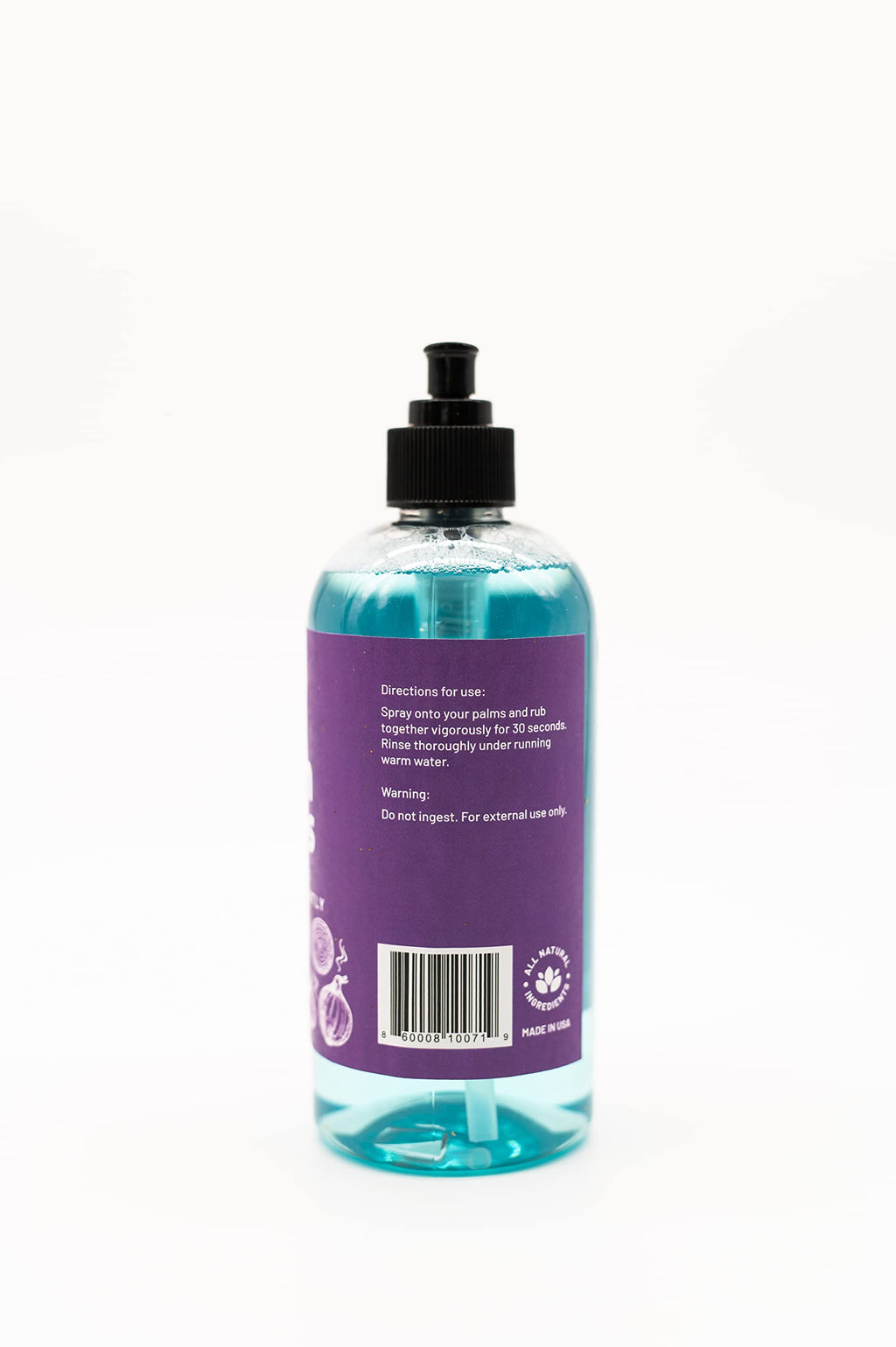 ONION HANDS Odor-Eliminating Hand Wash – Instantly Removes Onion, Garlic, Fish & Strong Scents – Unscented, Organic Soap upgrade, 16 fl oz – Made in USA