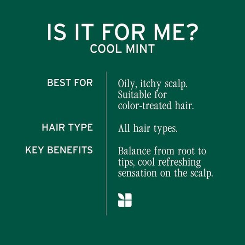 Biolage Cool Mint Shampoo - Balancing Formula for Oily Scalp, Refreshing Cleanse, Vegan & Paraben-Free