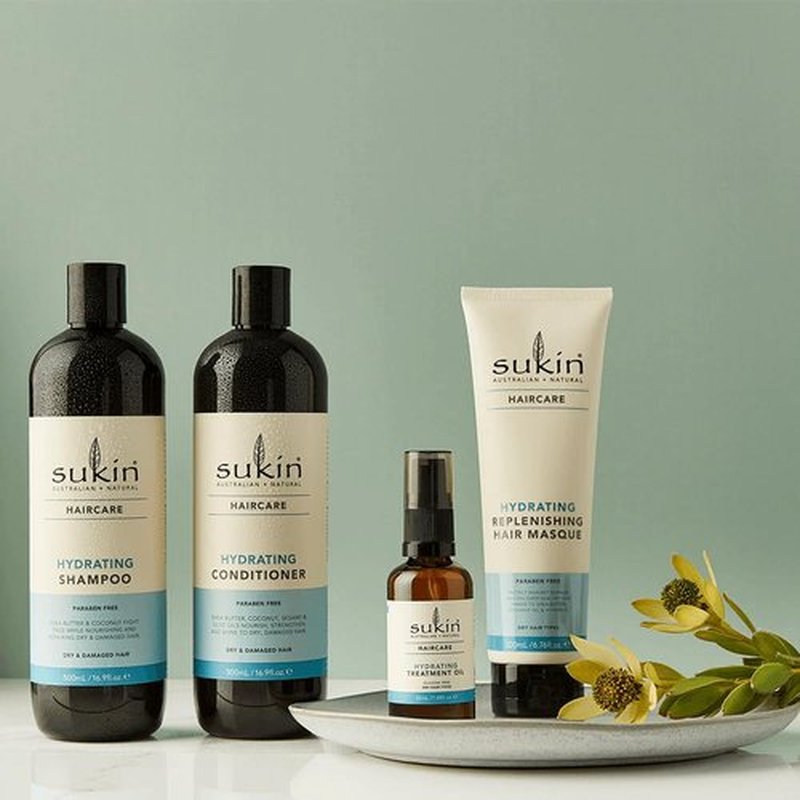Sukin Haircare Hydrating Shampoo - Nourishing Formula for Soft, Healthy Hair | 33.82 Ounce