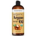 Natural Riches Organic Argan Oil - Deep Moisturizing Hair Serum for Dry & Damaged Hair | 16oz