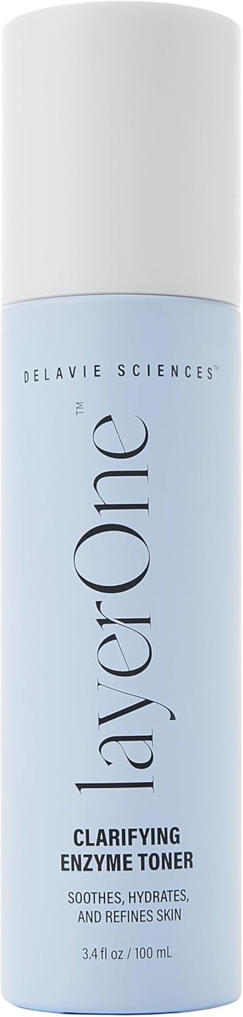 layerOne Clarifying Enzyme Toner - Soothes, Hydrates & Refines Skin for Perfect Skincare Prep | 3.38 fl oz