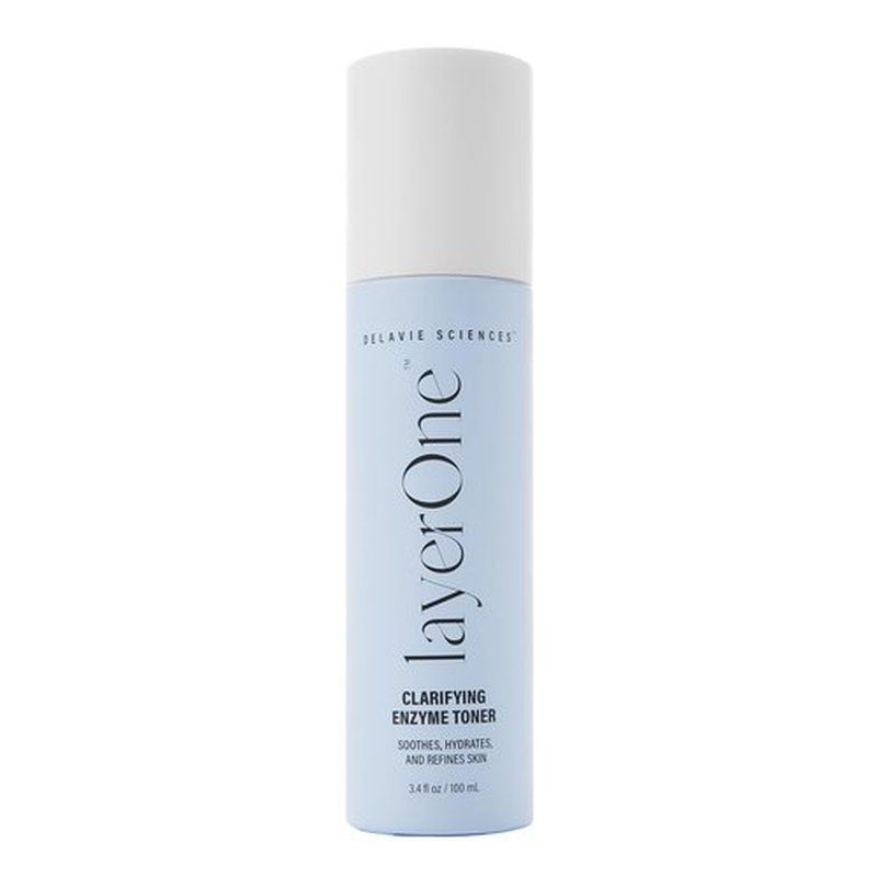 layerOne Clarifying Enzyme Toner – Soothes, Hydrates & Refines Skin, Preps for Skincare Routine, 3.38 fl oz
