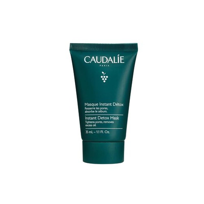 Caudalie Instant Detox Mask - Pore Minimizing Formula That Tightens Pores in Just 10 Minutes