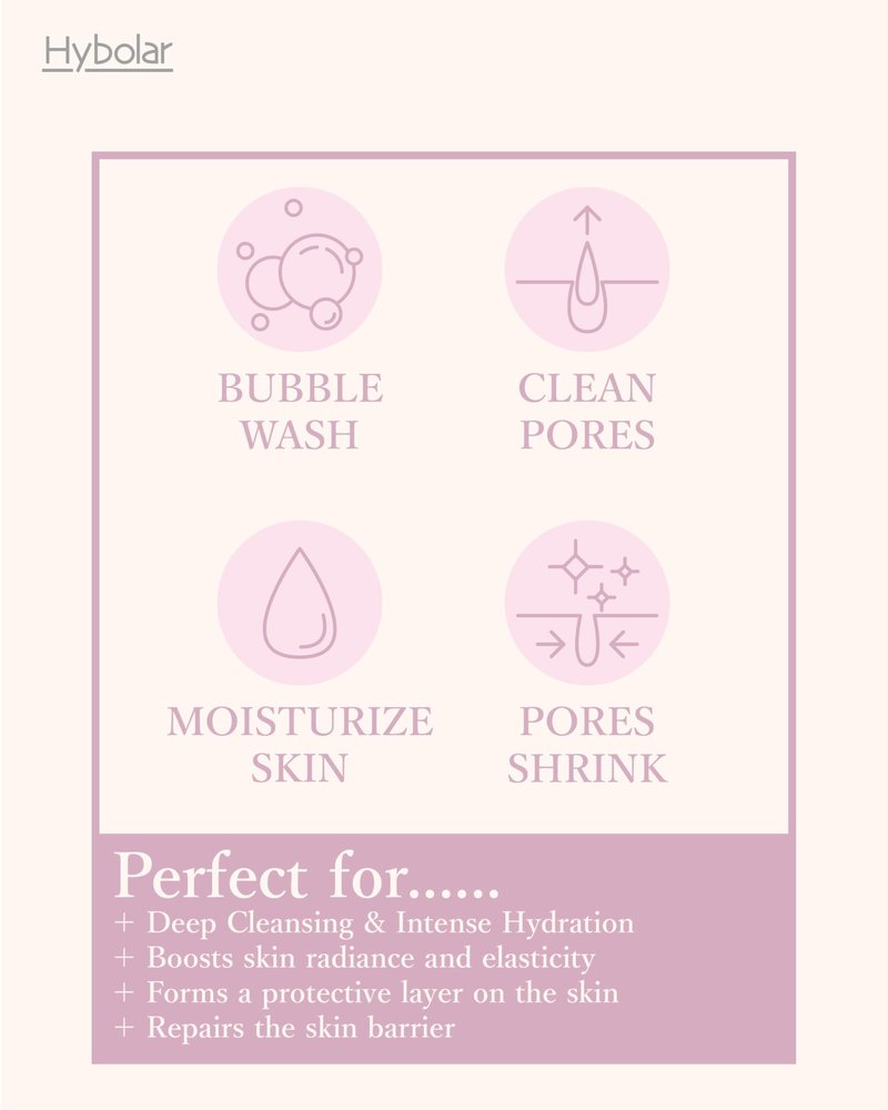 Hybolar Bubble Face Masks 10 Pack Hydrating & Cleansing for Pores and Blackheads, Suitable for All Skin Types