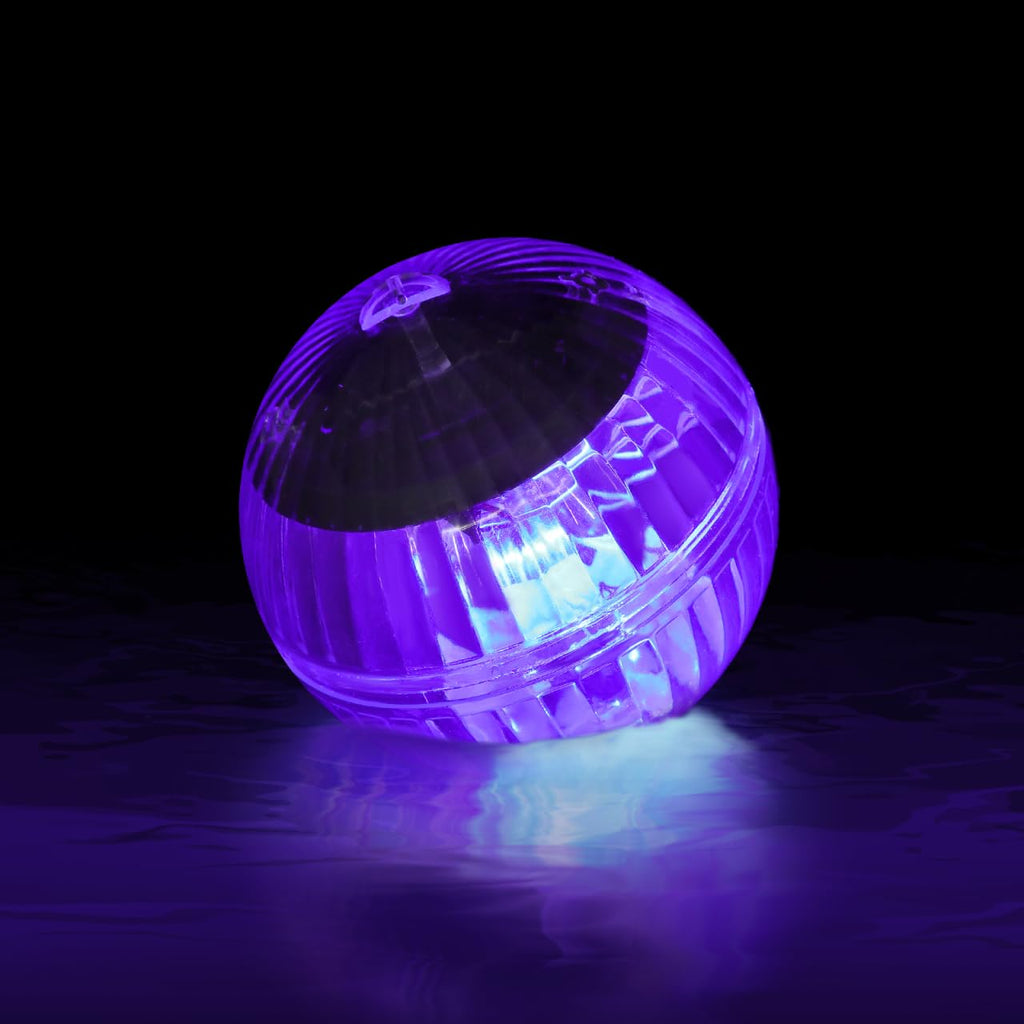 Uonlytech Solar Powered Water Float Light, Colorful Changing Solar Pool Light Pond Floating Ball Light Globe Night Light for Gargen Swimming Pool