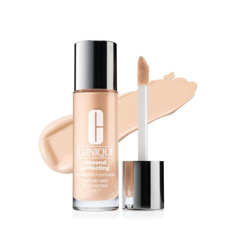 Clinique Beyond Perfecting Foundation & Concealer - Full Coverage for All Skin Types | Natural Matte Finish