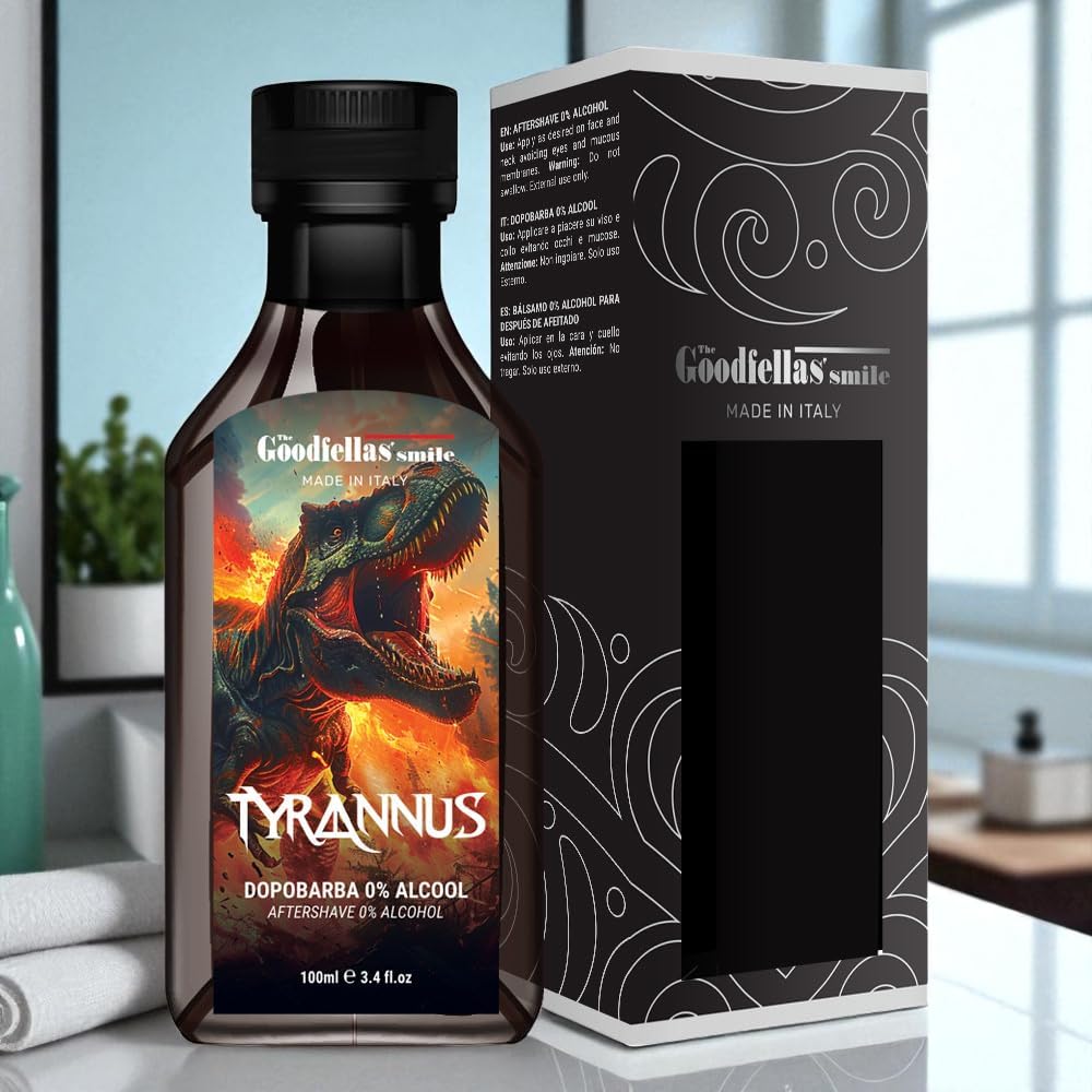 Goodfellas' Smile Tyrannus Alcohol-Free Aftershave, 100ml, Made in Italy