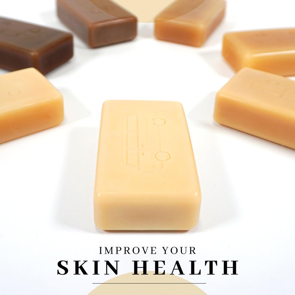 VanMan Beef Tallow and Honey Bar Soap – Pure Grass-Fed Beef Tallow for Skin with Organic Madagascar Vanilla Beans, Raw Honey & Distilled Water, Hydrating & Nourishing, Vanilla Scent, 3.8oz - 1 Pack