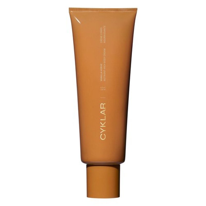 CYKLAR Nutrient Rich Body Cream – Vanilla Verve – Non-Greasy Lotion for 48-Hr Moisture – Squalane, Niacinamide & Banana Flower for Hydration & Skin Barrier Support – Dry Skin Moisturizer 8oz