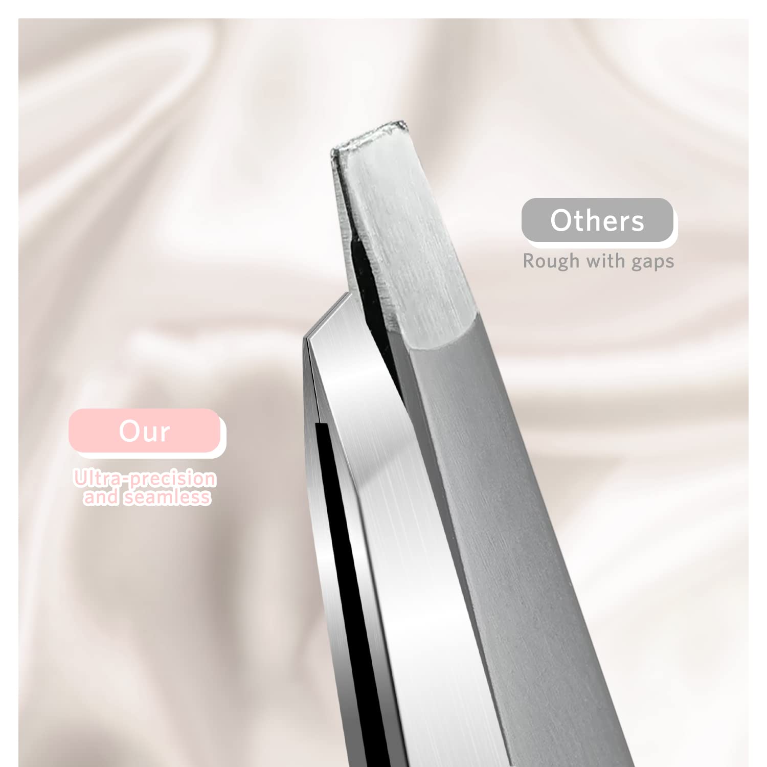 MORGLES Tweezers Set for Men 9 Pcs Nail Clipper Kit with Case for Grooming