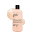 philosophy radiant grace hydrating bath & shower gel- cleanses, soothes & comforts dry skin - with notes of jasmine, black cherry & sandalwood - 16 fl oz